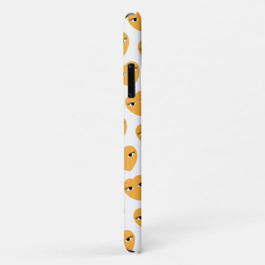 Vele Kute Hearts met Oyes op White Case-Mate iPhone Case (Achterkant/rechts)