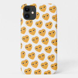 Vele Kute Hearts met Oyes op White Case-Mate iPhone Case