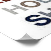 Vele manieren van gezegde Hallo Poster (Hoek)