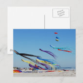 Vele multi-kleurensites briefkaart (Voorkant / Achterkant)