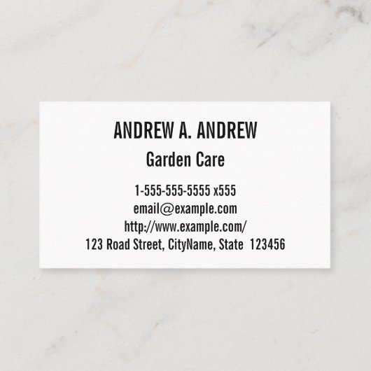 Vele Musical Notes Pattern Visitekaartje (Achterkant)