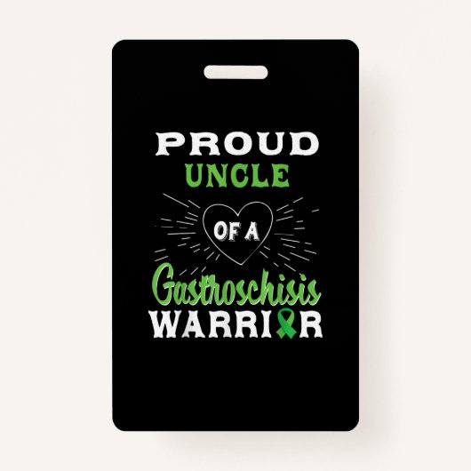 Vele oom van een Gastroschisisis Warrior Awareness Badge (Voorkant)