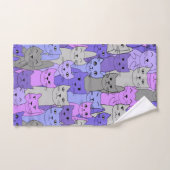 Vele Paarse keukenset voor ontwerpen voor katten Bad Handdoek (Handdoek)