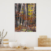 Vele Poster van Boomstammen (Keuken)