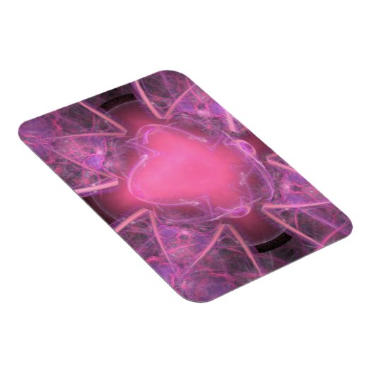 Vele roze Zwirls Magnet Magneet (Rechterzijde)