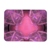 Vele roze Zwirls Magnet Magneet (Horizontaal)