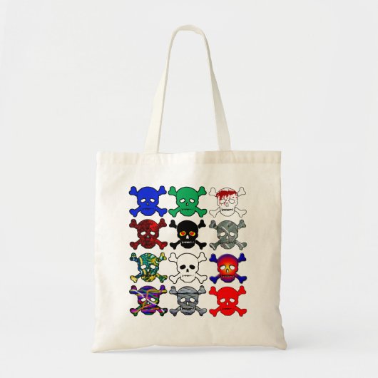 Vele Skulls en Cross Botten Bag Tote Bag (Voorkant)