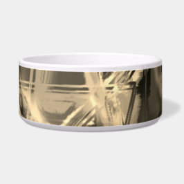 Vele verdraaide vierkantjes die met "penseelstreke voerbakje