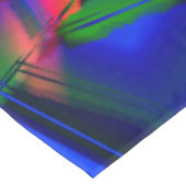 Vele verdraaide vierkantjes met kleurige "penseels tafelkleed (Gekanteld)