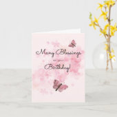 Vele vleiende vlinder kaart (Gele Bloem)