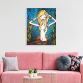 "Vele Waters" 16 x 20" Wrapped Canvas Afdruk (Insitu (Woonkamer))