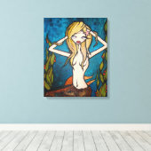 "Vele Waters" 16 x 20" Wrapped Canvas Afdruk (Insitu (Houten vloer))