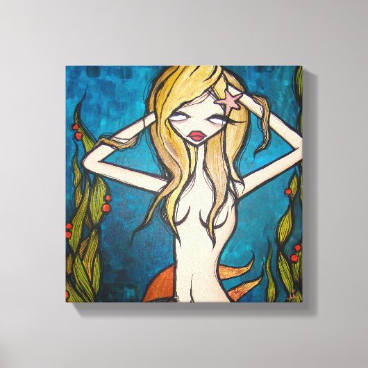 "Vele Waters" Gewatteerd Canvas, 12"x12" Canvas Afdruk (Voorkant)