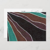 "Vele Wegen" Abstract Briefkaart van het Ontwerp (Voorkant / Achterkant)