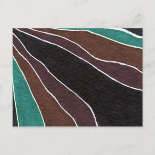 "Vele Wegen" Abstract Briefkaart van het Ontwerp