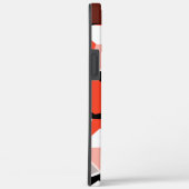 Vele zeshoeken met verkleurde delen, in lichtrood Case-Mate iPhone case (Achterkant / Rechts)