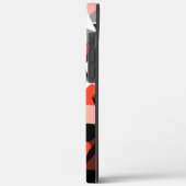 Vele zeshoeken met verkleurde delen, in lichtrood Case-Mate iPhone case (Achterkant / Links)