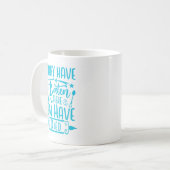 Velen hebben hier grappige keukengezegden humor ge koffiemok (Voorkant links)