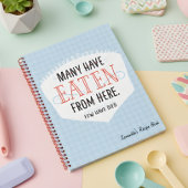 Velen hebben van hier gegeten notitieboek