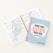 Velen hebben van hier gegeten notitieboek (Binnen)