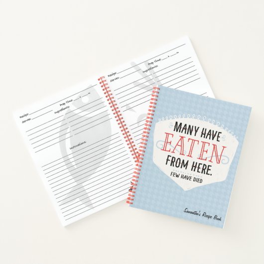 Velen hebben van hier gegeten notitieboek (Binnen)