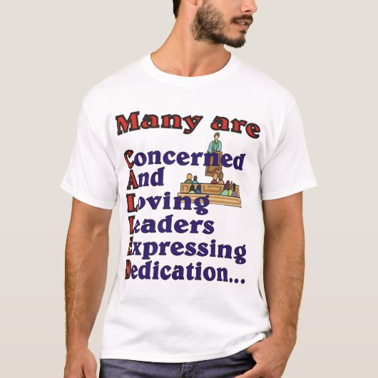 Velen worden geroepen - weinig worden verkoos t-shirt (Voorkant)