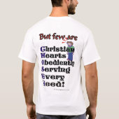 Velen worden geroepen - weinig worden verkoos t-shirt (Achterkant)