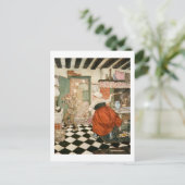 Velen zijn de mishandeling die hij had briefkaart (Staand voorkant)