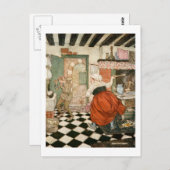 Velen zijn de mishandeling die hij had briefkaart (Voorkant / Achterkant)