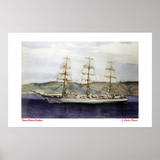 Velero/Veleiro/Sailboat Poster (Voorkant)