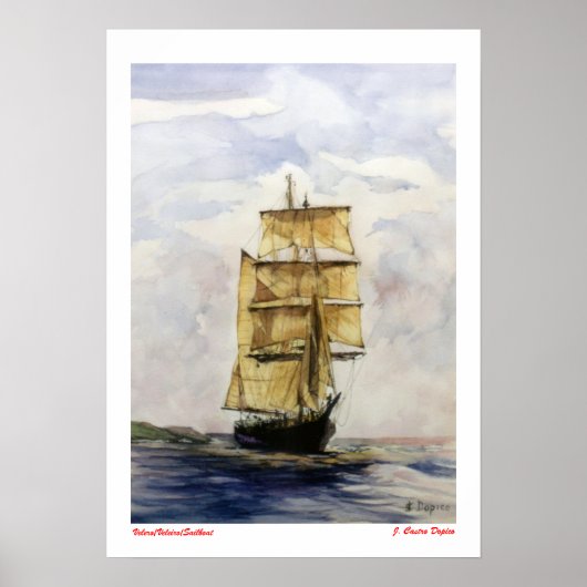 Velero/Veleiro/Sailboot Poster (Voorkant)