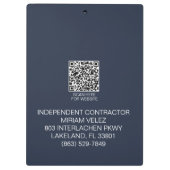 Velez Insurance Group Klembord (Achterkant)