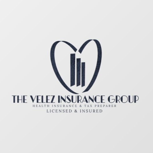 Velez Insurance Group Raamsticker (Vel)