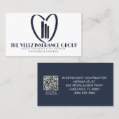 Velez Insurance Group Visitekaartje (Voorkant / Achterkant)