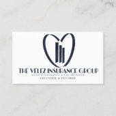 Velez Insurance Group Visitekaartje (Voorkant)