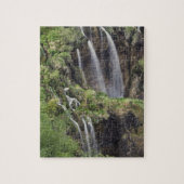 Veliki Slap (Waterfall) Plitvice Lakes National Legpuzzel (Verticaal)