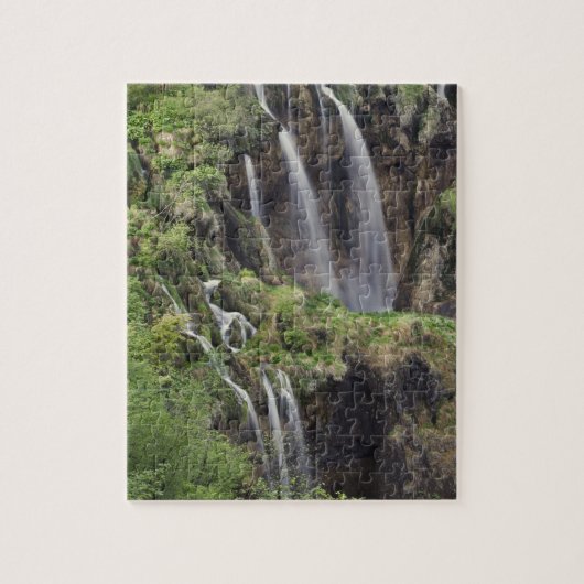Veliki Slap (Waterfall) Plitvice Lakes National Legpuzzel (Verticaal)