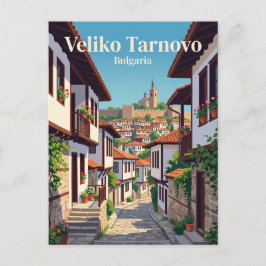 Veliko Tarnovo-steeg Bulgarije Briefkaart