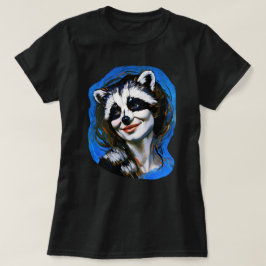 “Velka Teyani”  Fluisterende Wasbeer Grappenmaker  T-shirt