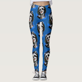 "Velka Teyani" fluisterende wasbeer Trickster Leggings