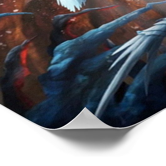 Velkhana Monster Hunter World Iceborne Poster (Hoek)