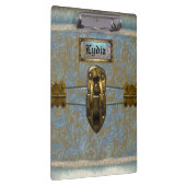 Velley Damask Beautiful Monogram Klembord (Rechts)