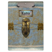 Velley Damask Beautiful Monogram Klembord (Voorkant)