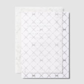 Vellum Elegant Modern Blad Salie Groene Trouwkaart Vellum Uitnodigingen (Offset (Uitnodiging))