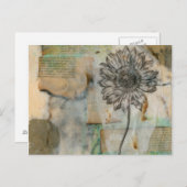 Vellum Floral I Briefkaart (Voorkant / Achterkant)