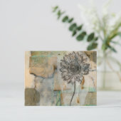 Vellum Floral I Briefkaart (Staand voorkant)