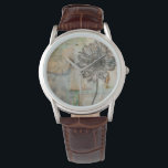 Vellum Floral I Horloge<br><div class="desc">Floral</div>
