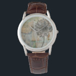 Vellum Floral I Horloge<br><div class="desc">Floral</div>
