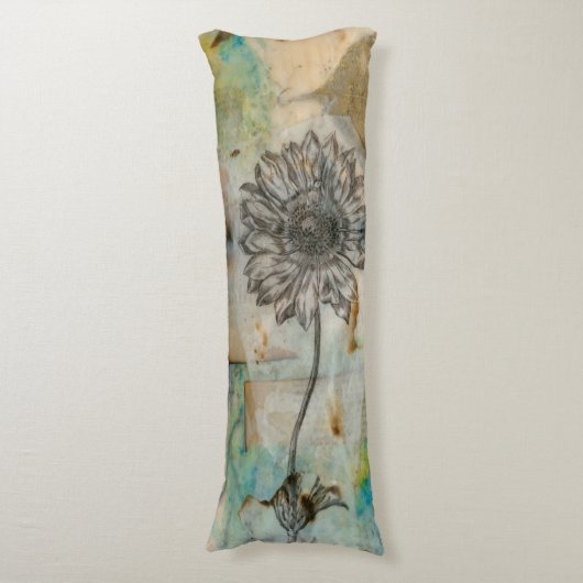 Vellum Floral I Lichaamskussen (Voorkant Verticaal)