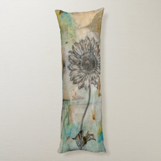 Vellum Floral I Lichaamskussen (Achterkant (Verticaal))